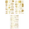 Glimmering Gold Stickers