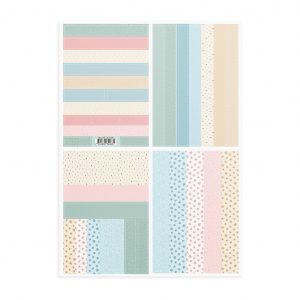 Washi Sticker Pastel Pattern