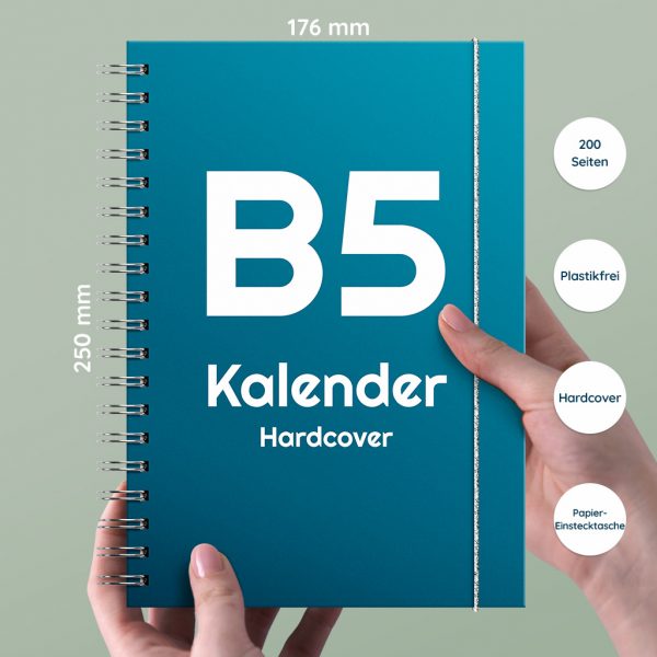 B5 Kalender Hardcover