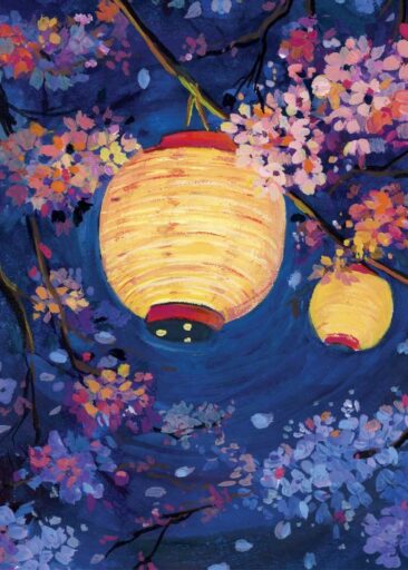 Midnight lantern von Zoe Art Garden